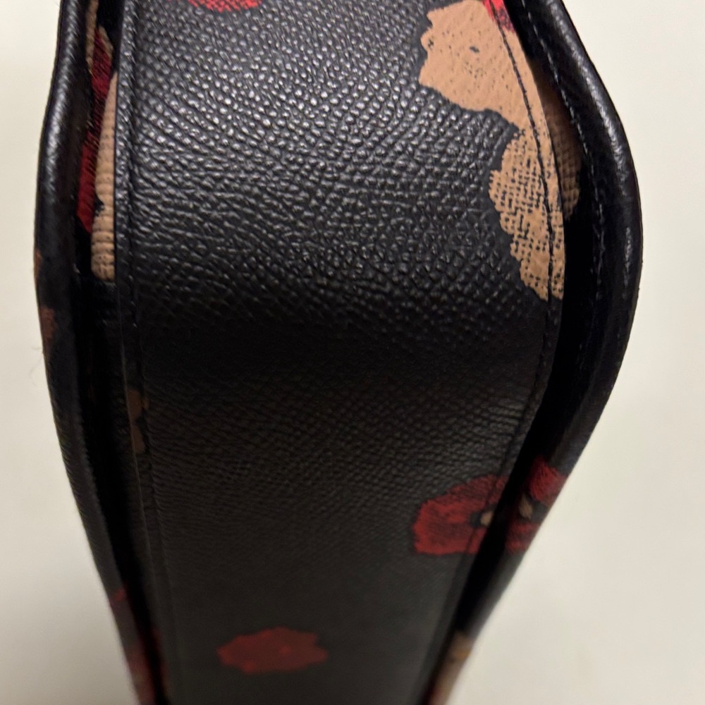 Coach Floral Black and Red Women's Bag - Picture 3 of 4